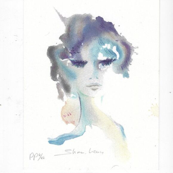 "Echos de Legende #11" by Shan-Merry Lithograph - Picture 2 of 7